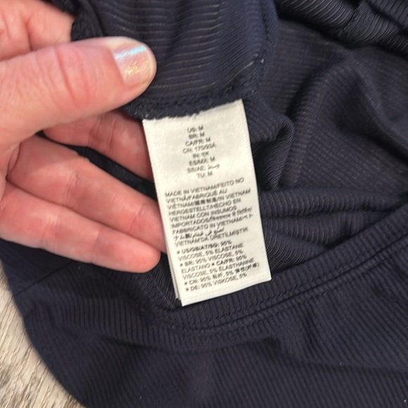 Daily Ritual Navy Blue Romper - Picture 6 of 6